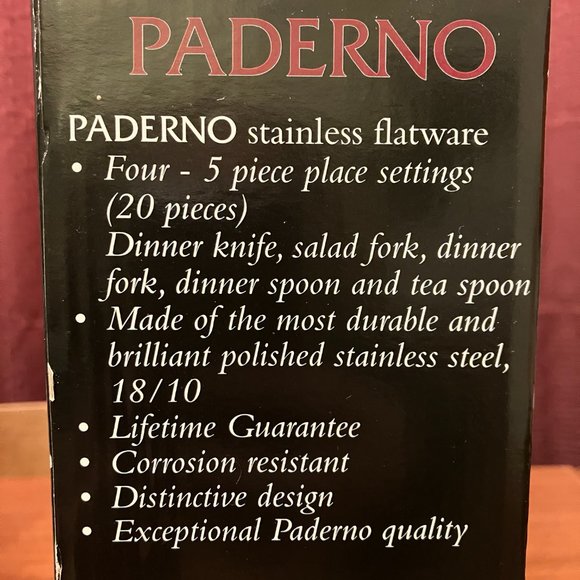 Paderno Selkirk Flatware - Picture 3 of 4